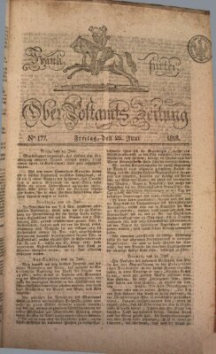 Frankfurter Ober-Post-Amts-Zeitung Freitag 26. Juni 1818