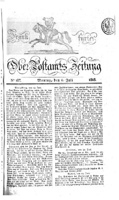 Frankfurter Ober-Post-Amts-Zeitung Montag 6. Juli 1818