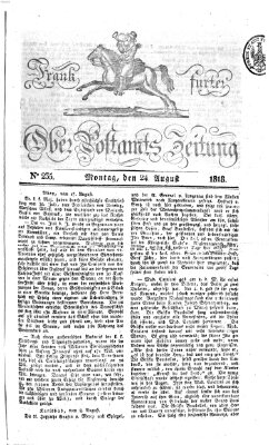 Frankfurter Ober-Post-Amts-Zeitung Montag 24. August 1818