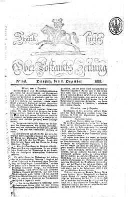 Frankfurter Ober-Post-Amts-Zeitung Dienstag 8. Dezember 1818
