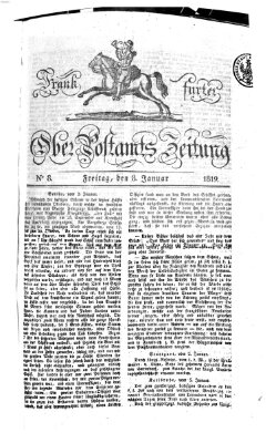 Frankfurter Ober-Post-Amts-Zeitung Freitag 8. Januar 1819