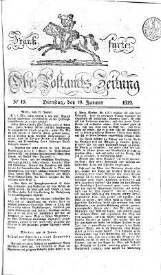 Frankfurter Ober-Post-Amts-Zeitung Dienstag 19. Januar 1819