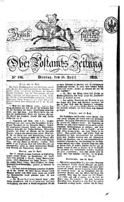 Frankfurter Ober-Post-Amts-Zeitung Montag 26. April 1819