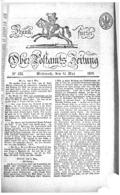 Frankfurter Ober-Post-Amts-Zeitung Mittwoch 12. Mai 1819