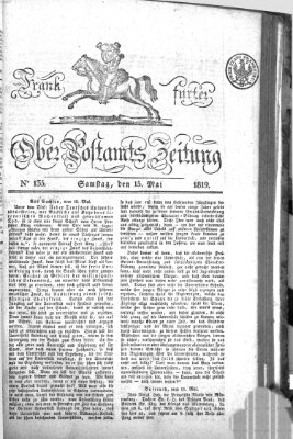 Frankfurter Ober-Post-Amts-Zeitung Samstag 15. Mai 1819