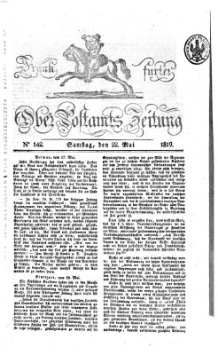 Frankfurter Ober-Post-Amts-Zeitung Samstag 22. Mai 1819