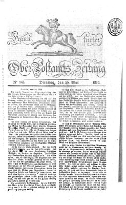 Frankfurter Ober-Post-Amts-Zeitung Dienstag 25. Mai 1819