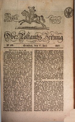 Frankfurter Ober-Post-Amts-Zeitung Samstag 17. Juli 1819