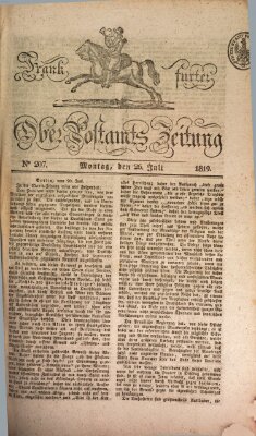 Frankfurter Ober-Post-Amts-Zeitung Montag 26. Juli 1819