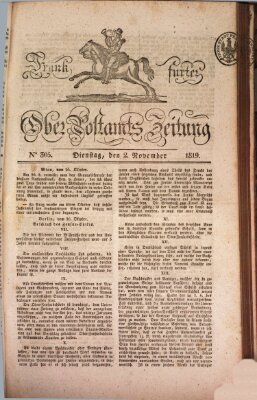 Frankfurter Ober-Post-Amts-Zeitung Dienstag 2. November 1819