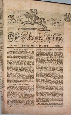 Frankfurter Ober-Post-Amts-Zeitung Freitag 31. Dezember 1819