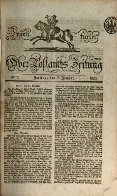 Frankfurter Ober-Post-Amts-Zeitung Freitag 7. Januar 1820