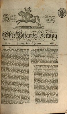 Frankfurter Ober-Post-Amts-Zeitung Freitag 14. Januar 1820