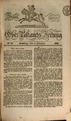 Frankfurter Ober-Post-Amts-Zeitung Samstag 5. Februar 1820