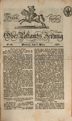 Frankfurter Ober-Post-Amts-Zeitung Montag 6. März 1820