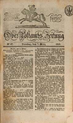 Frankfurter Ober-Post-Amts-Zeitung Dienstag 7. März 1820