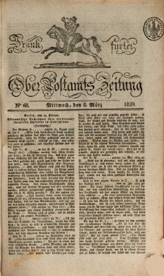 Frankfurter Ober-Post-Amts-Zeitung Mittwoch 8. März 1820