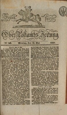 Frankfurter Ober-Post-Amts-Zeitung Montag 22. Mai 1820