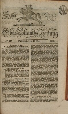 Frankfurter Ober-Post-Amts-Zeitung Sonntag 28. Mai 1820