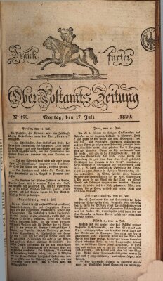 Frankfurter Ober-Post-Amts-Zeitung Montag 17. Juli 1820