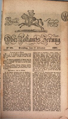 Frankfurter Ober-Post-Amts-Zeitung Dienstag 17. Oktober 1820