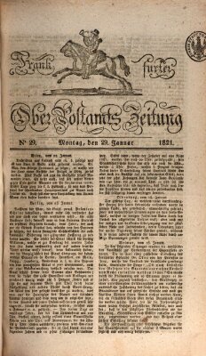 Frankfurter Ober-Post-Amts-Zeitung Montag 29. Januar 1821