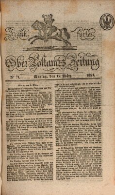 Frankfurter Ober-Post-Amts-Zeitung Montag 12. März 1821