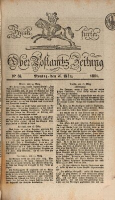 Frankfurter Ober-Post-Amts-Zeitung Montag 26. März 1821