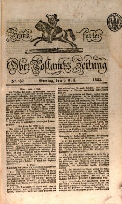 Frankfurter Ober-Post-Amts-Zeitung Montag 8. Juli 1822