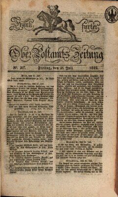 Frankfurter Ober-Post-Amts-Zeitung Freitag 26. Juli 1822