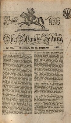 Frankfurter Ober-Post-Amts-Zeitung Mittwoch 18. Dezember 1822