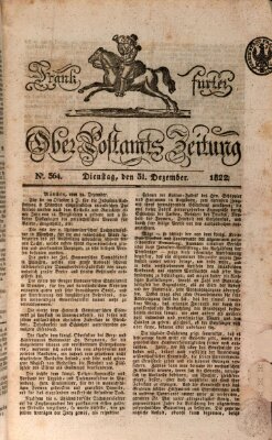 Frankfurter Ober-Post-Amts-Zeitung Dienstag 31. Dezember 1822