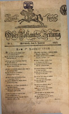 Frankfurter Ober-Post-Amts-Zeitung Mittwoch 1. Januar 1823