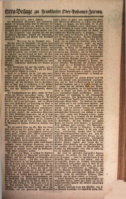 Frankfurter Ober-Post-Amts-Zeitung Sonntag 5. Januar 1823