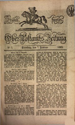 Frankfurter Ober-Post-Amts-Zeitung Dienstag 7. Januar 1823