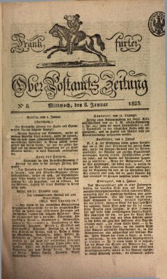 Frankfurter Ober-Post-Amts-Zeitung Mittwoch 8. Januar 1823