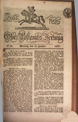 Frankfurter Ober-Post-Amts-Zeitung Montag 20. Januar 1823