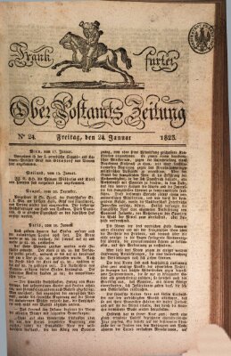 Frankfurter Ober-Post-Amts-Zeitung Freitag 24. Januar 1823