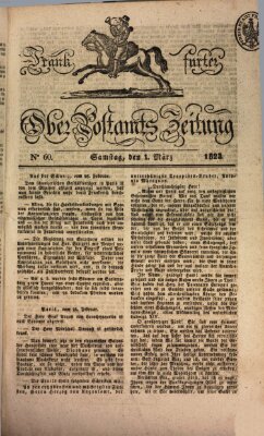 Frankfurter Ober-Post-Amts-Zeitung Samstag 1. März 1823