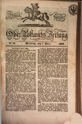 Frankfurter Ober-Post-Amts-Zeitung Mittwoch 5. März 1823