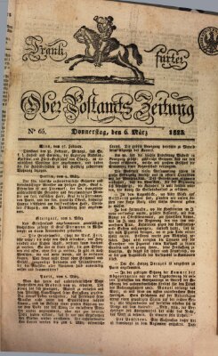 Frankfurter Ober-Post-Amts-Zeitung Donnerstag 6. März 1823