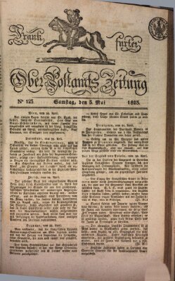 Frankfurter Ober-Post-Amts-Zeitung Samstag 3. Mai 1823