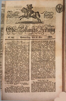 Frankfurter Ober-Post-Amts-Zeitung Donnerstag 22. Mai 1823