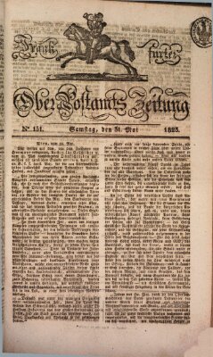 Frankfurter Ober-Post-Amts-Zeitung Samstag 31. Mai 1823