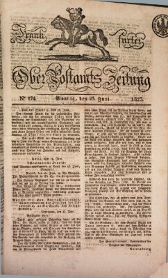 Frankfurter Ober-Post-Amts-Zeitung Montag 23. Juni 1823