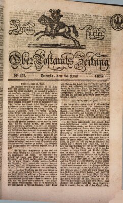 Frankfurter Ober-Post-Amts-Zeitung Dienstag 24. Juni 1823