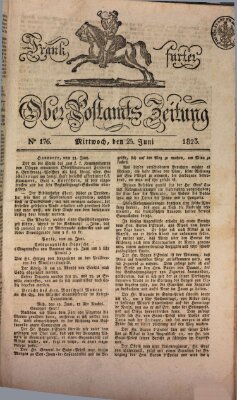 Frankfurter Ober-Post-Amts-Zeitung Mittwoch 25. Juni 1823