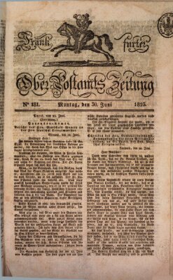 Frankfurter Ober-Post-Amts-Zeitung Montag 30. Juni 1823