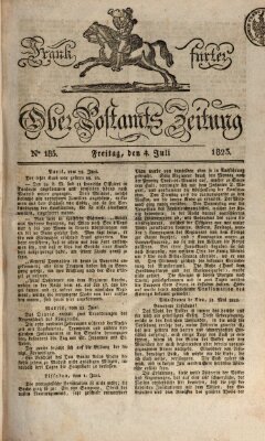 Frankfurter Ober-Post-Amts-Zeitung Freitag 4. Juli 1823