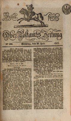 Frankfurter Ober-Post-Amts-Zeitung Sonntag 20. Juli 1823